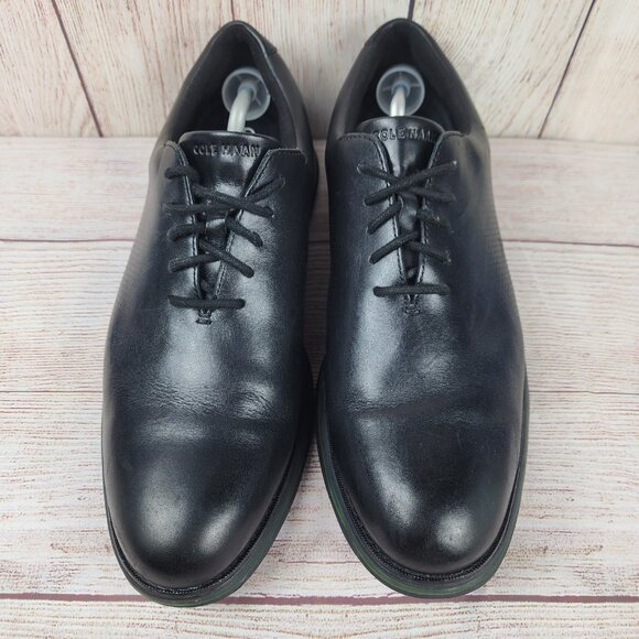 Cole Haan ØriginalGrand Energy Twin Oxford Men Size 13 Black Leather Dress Shoes - Picture 3 of 9